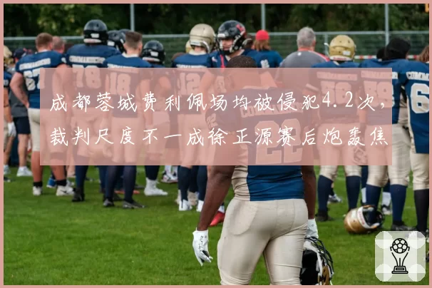 成都蓉城费利佩场均被侵犯4.2次，裁判尺度不一成徐正源赛后炮轰焦点